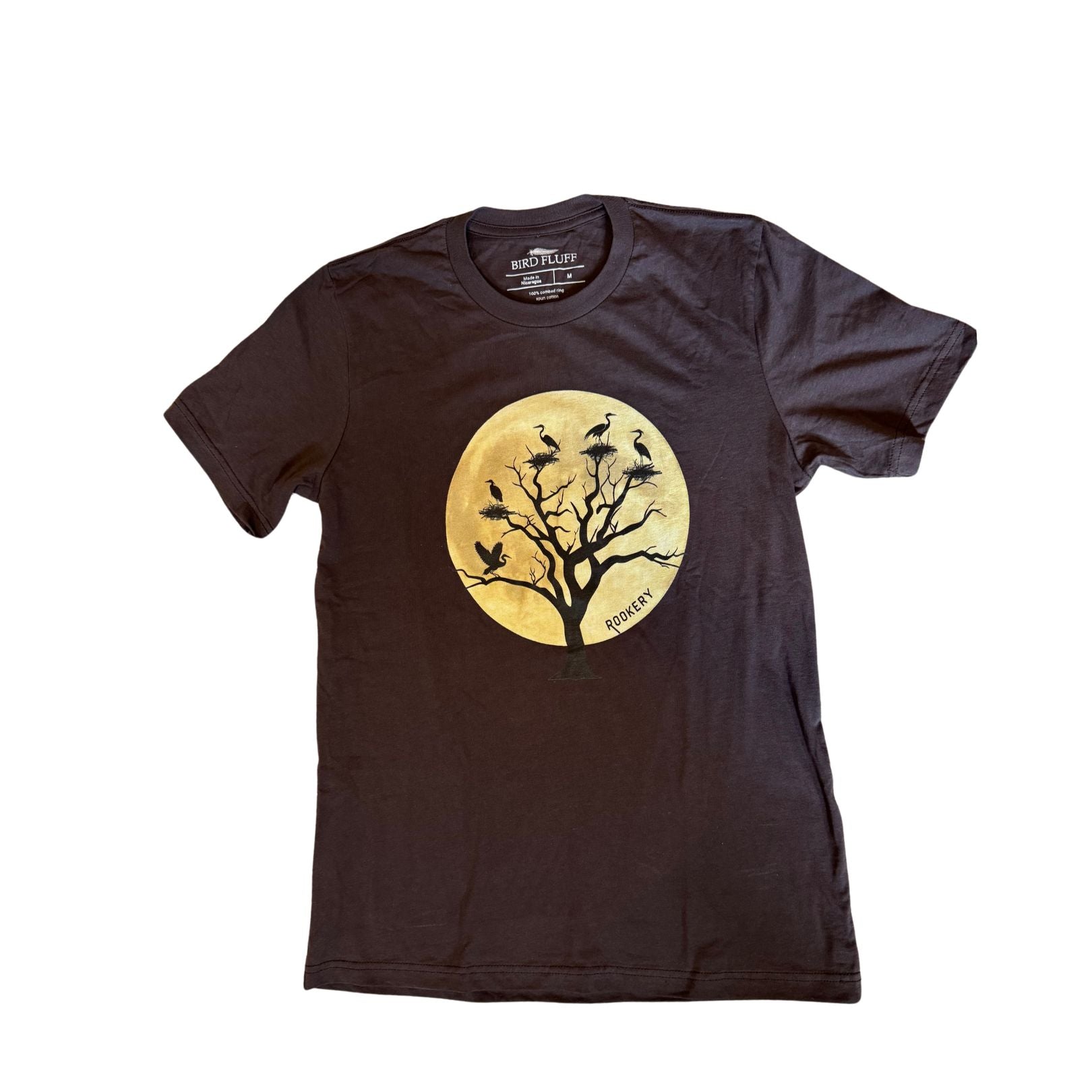 Rookery Tree (Great Blue Heron) Unisex Bird T-shirt-RtnSale