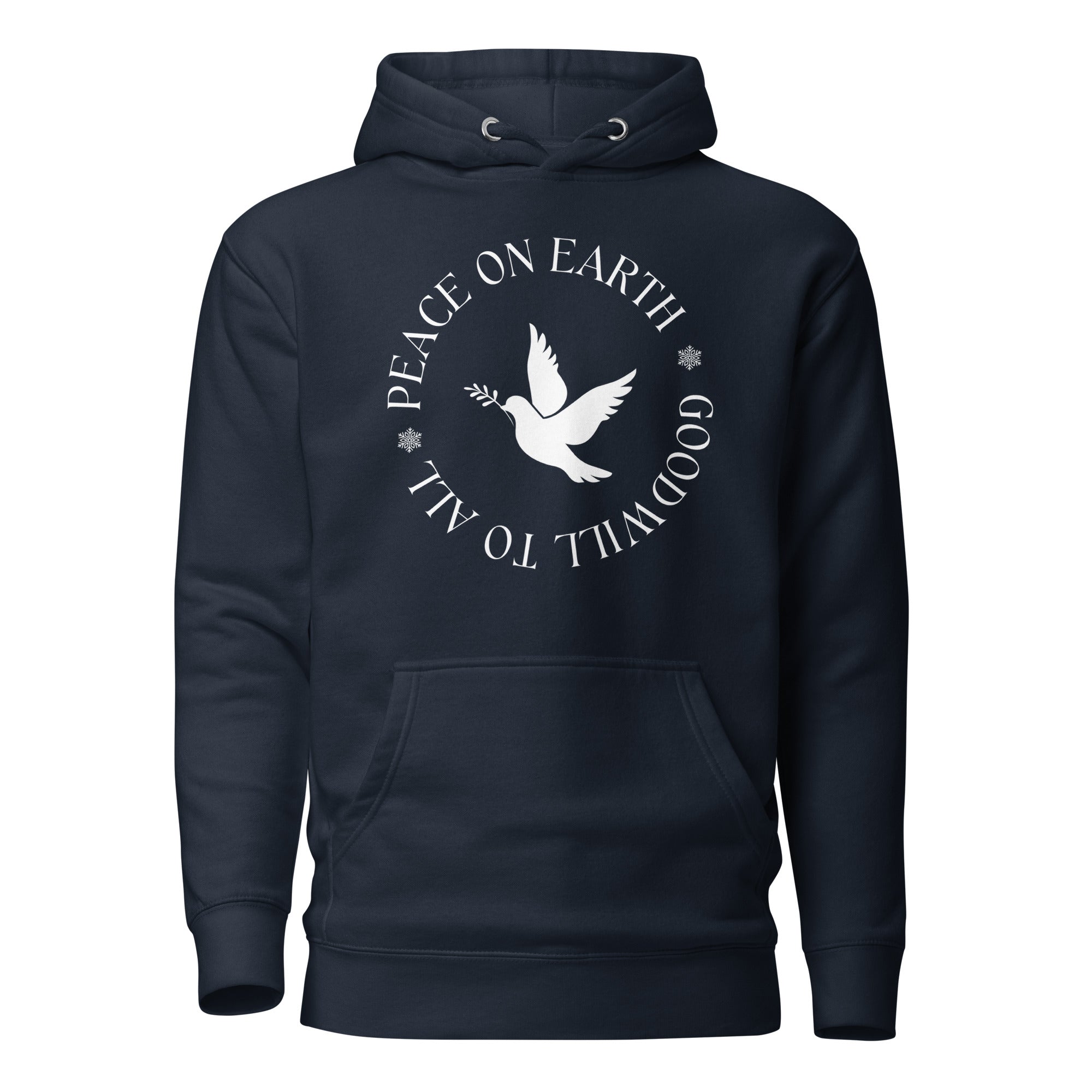 Peace on Earth Goodwill to All Dove Unisex Bird Hoodie