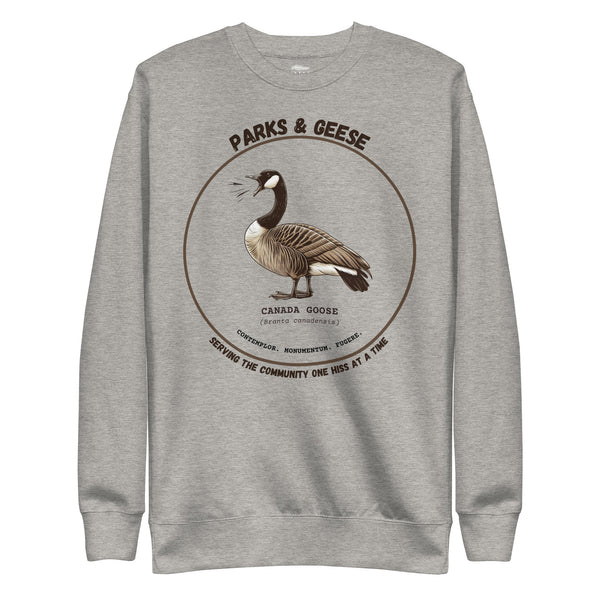 Parks & Geese Unisex Premium Bird Sweatshirt - Bird Fluff | Apparel and ...
